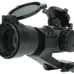 TacFire RD004 1x30 Dual Illuminated Red/Green Dot Sight  Black Anodized 1 x 30 mm 2 MOA Dot