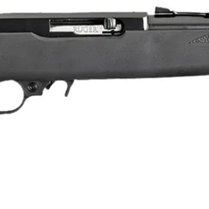 Ruger 31114 10/22 Compact Compact 22 LR 10+1 16.12" Blued Alloy Steel Barrel, Blued Steel Receiver w/Scope Base Adapter, Black Ruger Modular System  Synthetic Stock, Right Hand