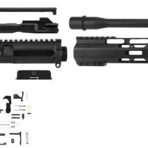 TacFire SSRK9MM16LPK AR Build Kit Rifle 9mm Luger AR-15 Black Nitride Steel 1/2"-36 tpi *Sports South Exclusive.