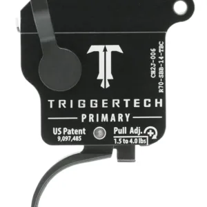 TriggerTech R70SBB14TBC Primary  Single-Stage Traditional Curved Trigger with 1.50-4 lbs Draw Weight for Remington 700 Right