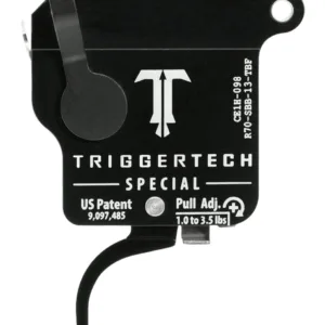 TriggerTech R70SBB13TBF Special  Single-Stage Flat Trigger with 1-3.50 lbs Draw Weight for Remington 700 Right