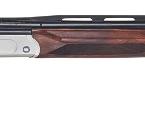 Stevens 23223 555 Trap 20 Gauge 3" 1rd 30" Vent Rib Barrel, Silver Aluminum Receiver,  Turkish Walnut Fixed Adjustable Comb Stock Ambidextrous