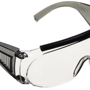 Allen 2169 Fit Over Shooting Glasses Adult Clear Lens Gray Frame