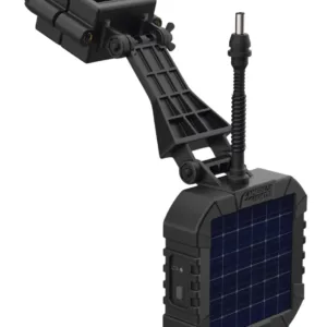 American Hunter AHSLR Power Solar Panel Fits XD-Pro/XDE-Pro/Econ Feeder Kits 6V Internal Rechargeable Li-ion Battery Black