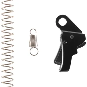 Apex Tactical 115112 Action Enhancement  Curved Trigger w/ 5-5.50 lbs Draw Weight & Black Finish for Springfield Hellcat