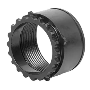 LBE Unlimited ARBNT308 Barrel Nut  4130 Steel Black Phosphate AR-10