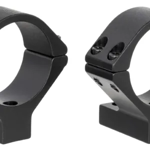 Talley 730759 Scope Mount/Ring Combo  Black Anodized Aluminum 30mm Tube Tikka T1/T1X Low Rings 0 MOA