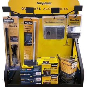 SnapSafe 77500 Safe Top Display Yellow Countertop