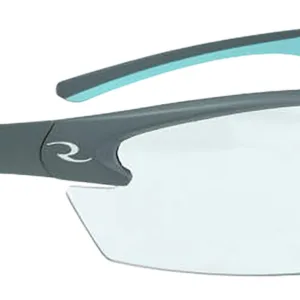 Radians WS2310CS Ladies Range Eyewear Women Clear Lens Gray with Aqua Accents Frame