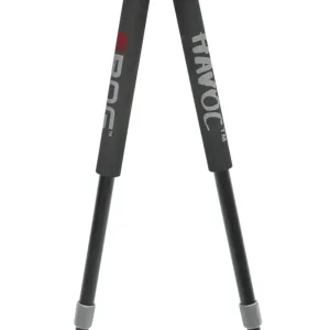 Bog-Pod 1100478 Havoc  Bipod, Black Finished Aluminum with Foam Grip, Rubber Feet, 360 Degree Pan & 21-50" Vertical Adjustment