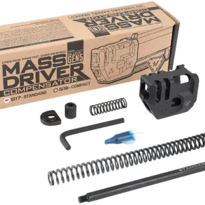 Strike Industries G5MDCOMPS Mass Driver Compensator Black for Glock 17 Gen 5