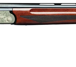 Charles Daly 930331 202A  Compact 20 Gauge Break Open 3" 2rd 26" Blued Over/Under Vent Rib Barrel, Engraved Silver Aluminum Receiver, Fixed Walnut Stock, Right Hand