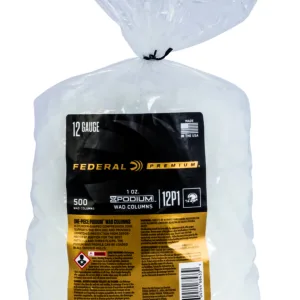 Federal 12P1 Podium Wad Premium 12Gauge 1oz White Plastic 500/10