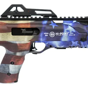 Hi-Point 995TSFLG 995TS Carbine 9mm Luger 16.50" 10+1, American Flag, Skeletonized Stock, Adjustable Sights