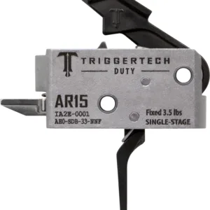 TriggerTech AH0SDB33NNF Duty  Flat Trigger Single-Stage 3.50 lbs Draw Weight Fits AR-15