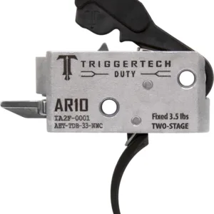 TriggerTech AHTTDB33NNC Duty  Curved Trigger Two-Stage 3.50 lbs Draw Weight Fits AR-10