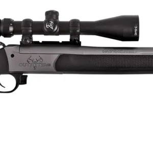 Traditions CRS-351130LT Outfitter G3 Takedown 350 Legend 1rd 22", Stainless Cerakote Barrel/Rec, Black Synthetic Stock, Muzzle Brake, 3-9x40mm BDC Scope