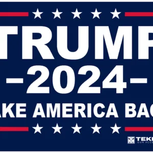 TekMat TEK42TRUMPMAGA Trump 2024 Door Mat Rubber 25"x42"