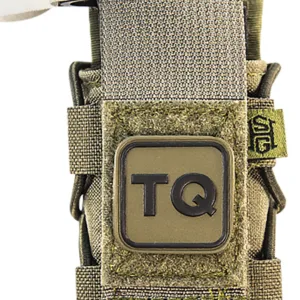 High Speed Gear 11TQ00OD TACO  Tourniquet Pouch, OD Green Nylon with Velcro Closure, Fits MOLLE, Compatible with Most Windlass-Style Tourniquets, Includes TQ Patch