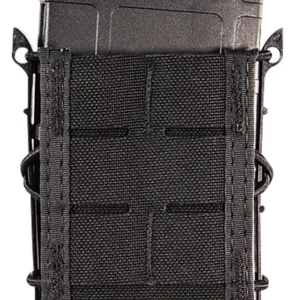High Speed Gear 41TA00BK TACO Duty Single Rifle Mag Pouch, Black Nylon with MOLLE Exterior, Fits MOLLE & 2" Belt