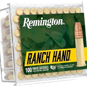 Remington Ammunition R21263 Ranch Hand  22LR 42gr Plated Lead Round Nose 100 Per Box/50 Case