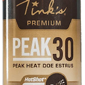 Tinks W5343 Peak30 Hot Shot Deer Doe In Estrus Scent 3 oz Mist
