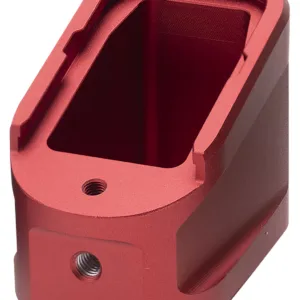 Strike Industries EMPALG17RED Extended Mag Plate  Fits Glock G17 Fits Glock G22 Red 6061 T-6 Aluminum