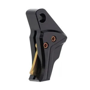 Tyrant CNC TDGTRIG5BLACKGOLD I.T.T.S Trigger/Shoe Black Glock Gen5