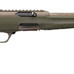 Winchester Repeating Arms 521158102 Wildcat SR 22 LR 10+1 16.50" Flat Dark Earth Button Rifled Barrel, Flat Dark Earth Picatinny Rail Polymer Receiver, Adj Cheek Piece & LOP OD Green Synthetic Stock