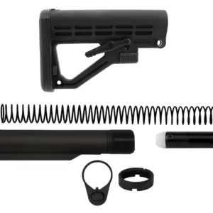 TacFire MAR050B Mil-Spec Buffer Tube  Black Matte AR-15