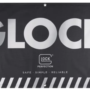 Glock AD02044 Fabric Banner  Black 4' x 2'