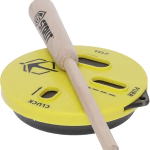 Hunters Specialties HSSTR100039 The Cookie Cutt'r Pot Call Attracts Turkey Species Yellow