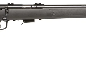 Savage Arms 96700 93R17 FV 17 HMR Caliber with 5+1 Capacity, 21" Heavy Barrel, Matte Blued Metal Finish, Matte Black Synthetic Stock & AccuTrigger Right Hand (Full Size)