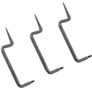 Stealth Cam STCTS3PK Tree Screw Mounts Compatible With 1/4"-20 thread adapter Black 3 Per Pkg