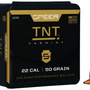 Speer 1030 TNT  22Cal 50gr Jacketed Hollow Point 100 Per Box/5 Case