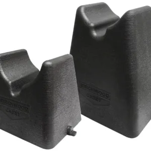 Birchwood Casey 48202 Nest Rest 2-Piece Shooting Rest Stackable Soft Rubber Small & Large Rests