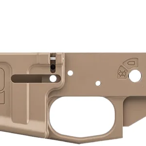 Aero Precision APAR308005C M5 Receiver Multi-Caliber Flat Dark Earth Cerakote Finish 7075-T6 Aluminum Material with Mil-Spec Dimensions for AR-10