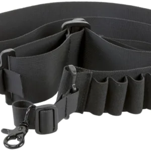 Aim Sports DSBS1 Deluxe  Black Nylon Bandolier Shotgun Holds 14 Shells