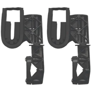 Rugged Gear 10100 Single Hook Gun Mount Rifle/Shotgun Black Nylon 2 Pack
