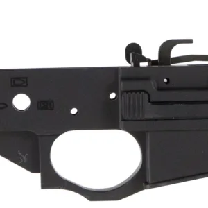 Spikes Tactical STLS920 Spider Stripped Lower Receiver 9mm Luger 7075-T6 Aluminum Black Anodized for AR-15, Compatible w/Glock Mags