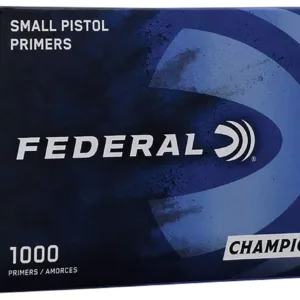 Federal 100 Champion Small Pistol Multi Caliber Handgun 1000 Per Box/5 Case