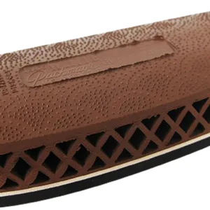 Pachmayr 00007 F325 Deluxe Field Recoil Pad Medium Brown with White Line Rubber for Shotgun