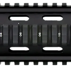 Aim Sports MT021 M4 Handguard 6" Carbine Style Made of Aluminum with Black Anodized Finish & Quad Rail