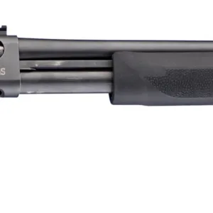 Hogue 08715 Tamer Pistol Grip & Forend Black Rubber with Finger Grooves, Polymer Forend for Remington 870