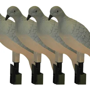 Mojo Outdoors HW9004 Clip On  Dove Species Natural Plastic 4 Per Pack