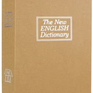Bulldog BD1182 Deluxe Diversion Book Safe Combination Entry Brown Steel Holds 1 Handgun 7.75" L x 10.50" W x 2.50" D