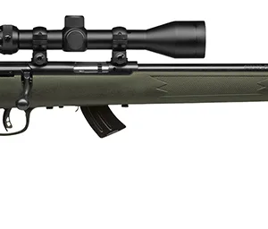 Savage Arms 26721 Mark II FXP 22 LR Caliber with 5+1 Capacity, 21" Barrel, Matte Blued Metal Finish & OD Green Synthetic Stock Right Hand (Full Size) Includes 3-9x40mm Scope