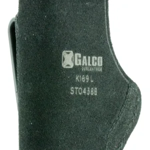 Galco STO436B Stow-N-Go  IWB Black Leather Belt Clip Fits Ruger LCP/Diamondback DB Right Hand