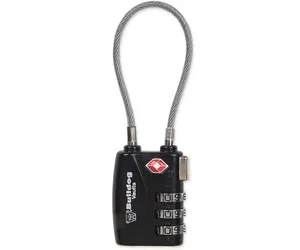 BULLDOG TSA LOCK W/STL CABLE NON-CA
