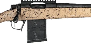 CHRISTENSEN RIDGELINE SCOUT - 300BLK 16" TB BLACK/TAN-BLK